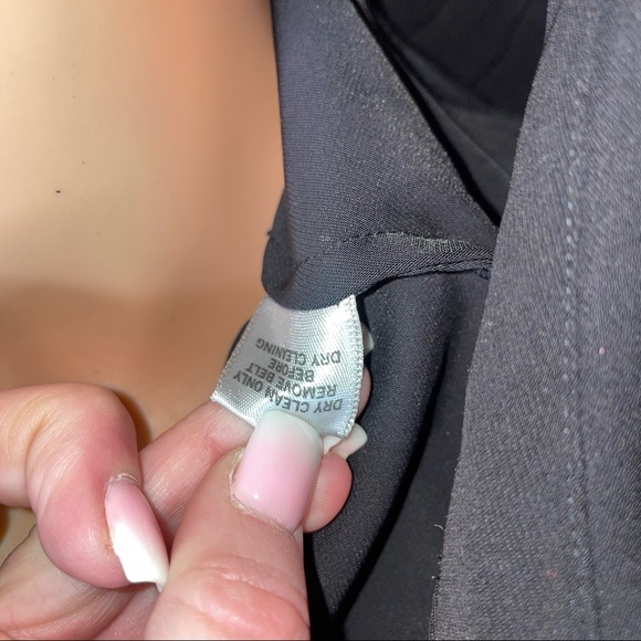 Cache Women's accordion Style Little black dress knee length SZ SM cap sleeve - Picture 5 of 10